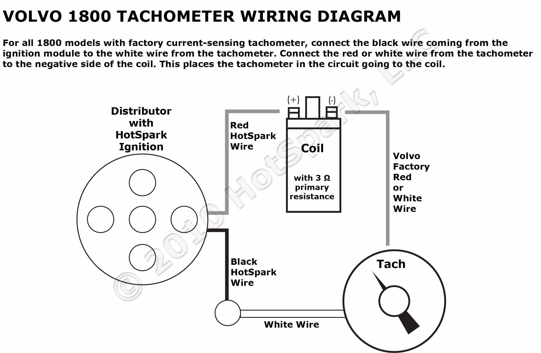 Volvo 1800 Tachometer Wiring Diagram With Hotspark
