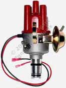 Hot-Spark SVDA 034 Single Vacuum Dual Advance 4-cylinder Distributor for Air-cooled Volkswagen VW and Porsche 0 231 170 034, VW 043-905-205
