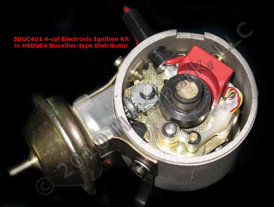 Hot-Spark 4-cylinder ignition kit for Ducellier ... alfa romeo spider ignition wiring diagram 