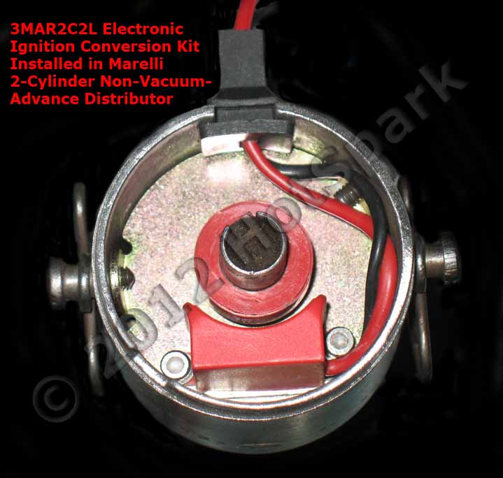 Powerspark Electronic Ignition Kit for Magneti Marelli 2 Cylinder Distributor